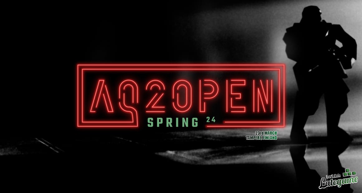 Black and white silhouette of a player under the neon “SPRING 24” logo